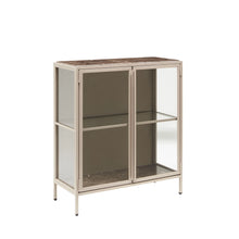  Mason II Vitrine Braun Marmor Braun