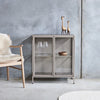 Mason II Vitrine Braun Marmor Braun