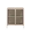 Mason II Vitrine Braun Marmor Braun