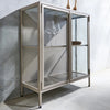 Mason II Vitrine Braun Marmor Braun