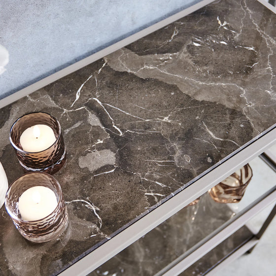 Mason II Regal – hellbraun Marmor Braun