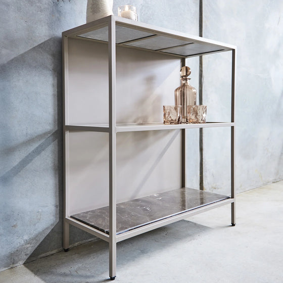 Mason II Regal – hellbraun Marmor Braun
