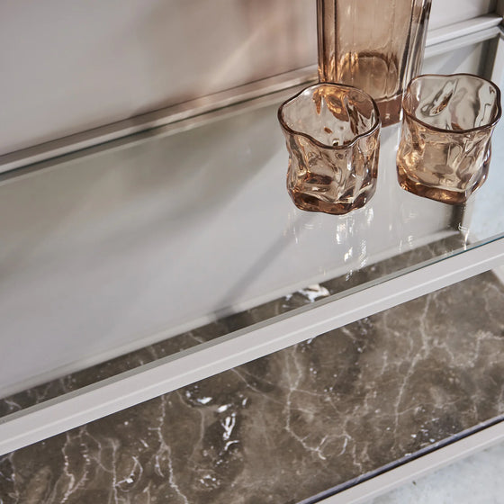 Mason II Regal – hellbraun Marmor Braun