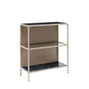 Mason II Regal – hellbraun Marmor Schwarz