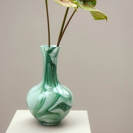 Flow Vase Grün