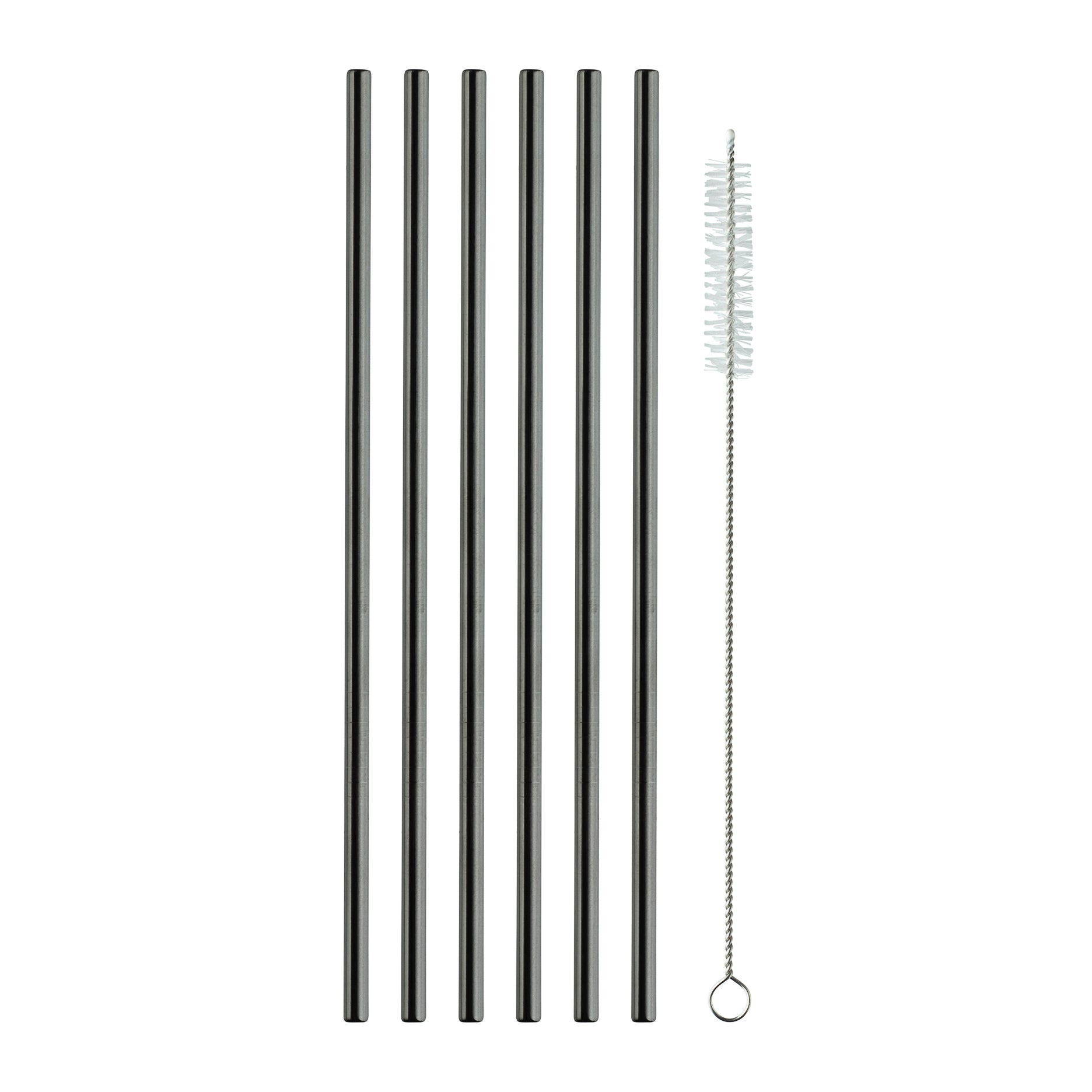Metallstrohhalme 6 Stück