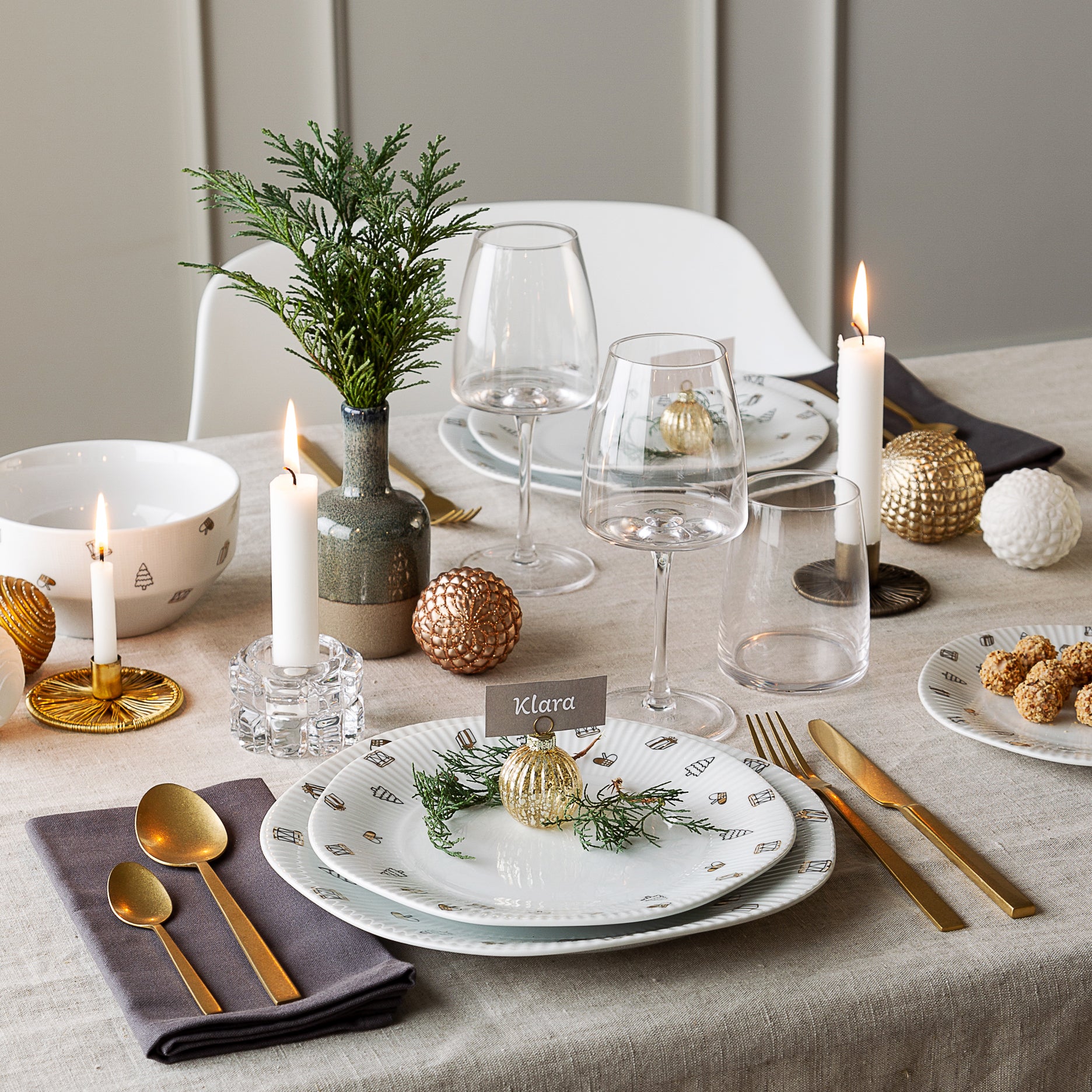 Magic Christmas Teller D18cm - 2 stk.