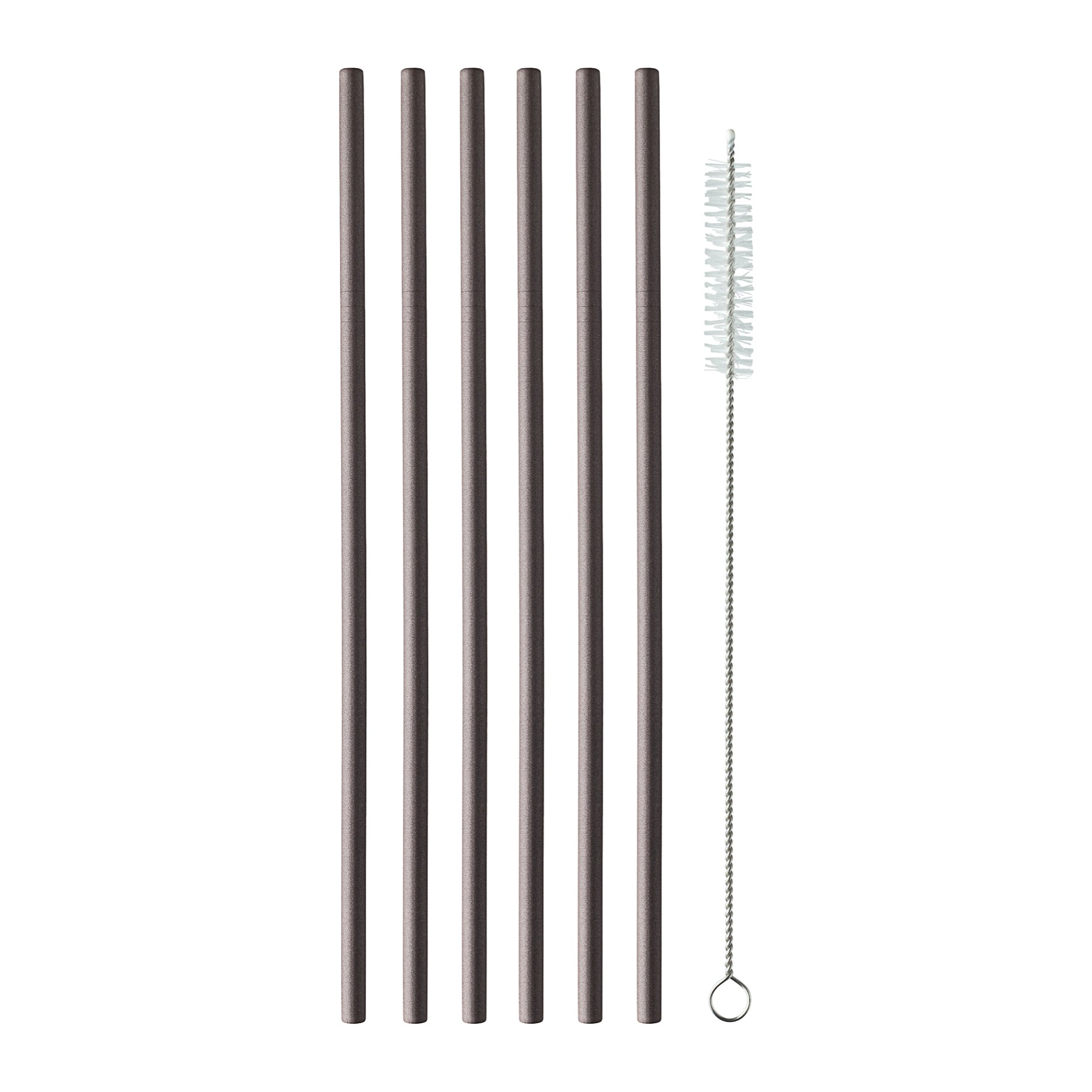 Metallstrohhalme 6 Stück