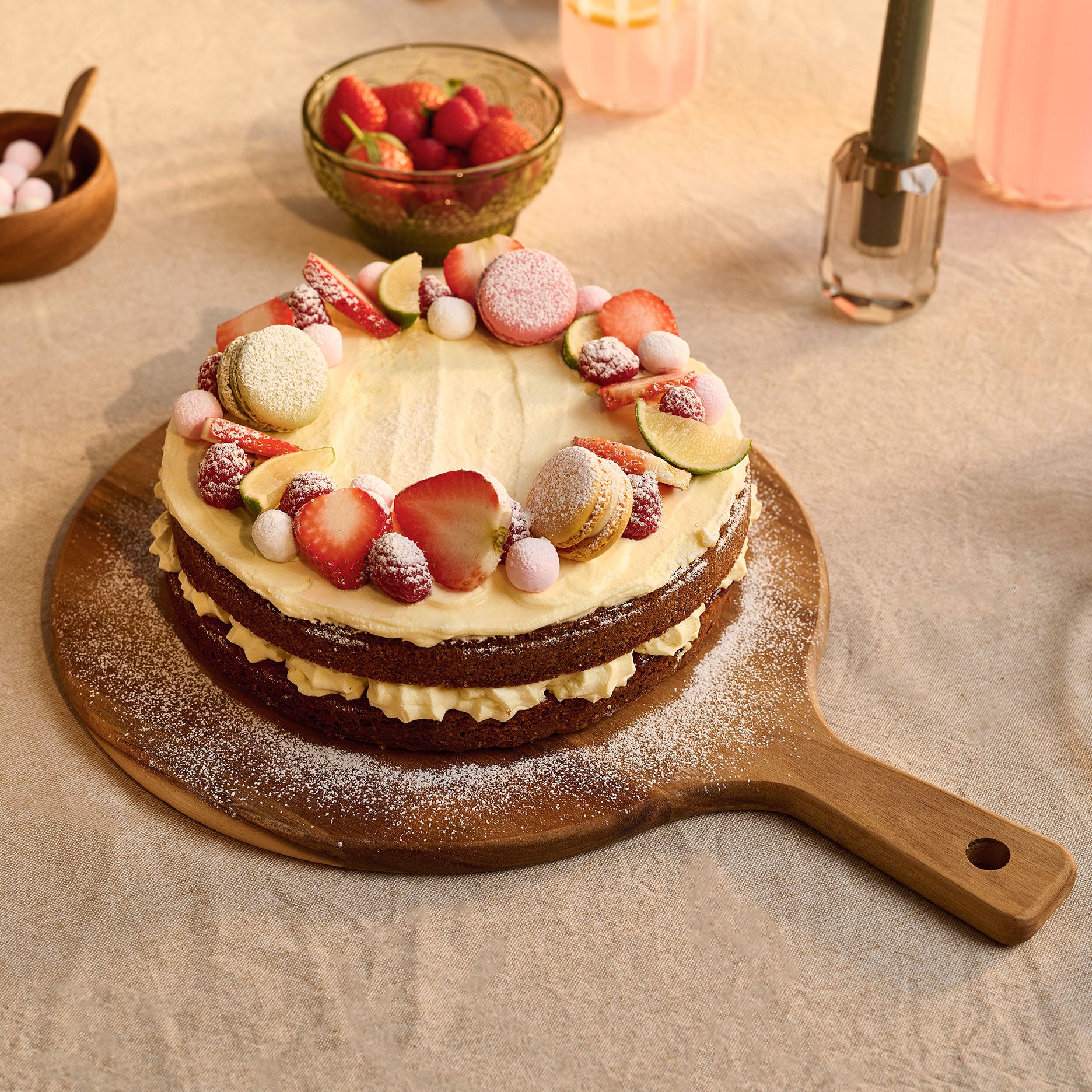 Auri Akazienholz-Tapasbrett D30 cm