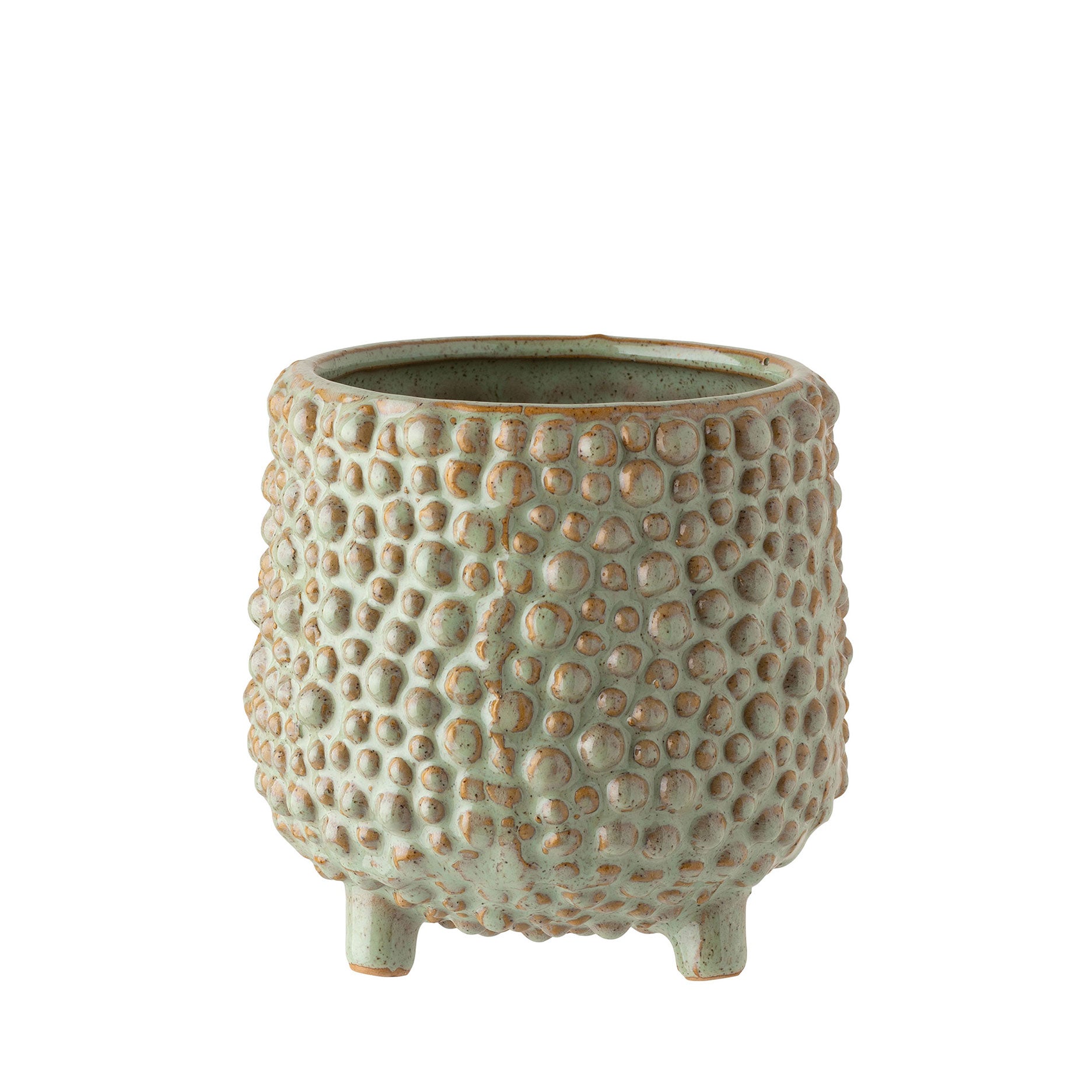 Dots Steingut-Blumentopf