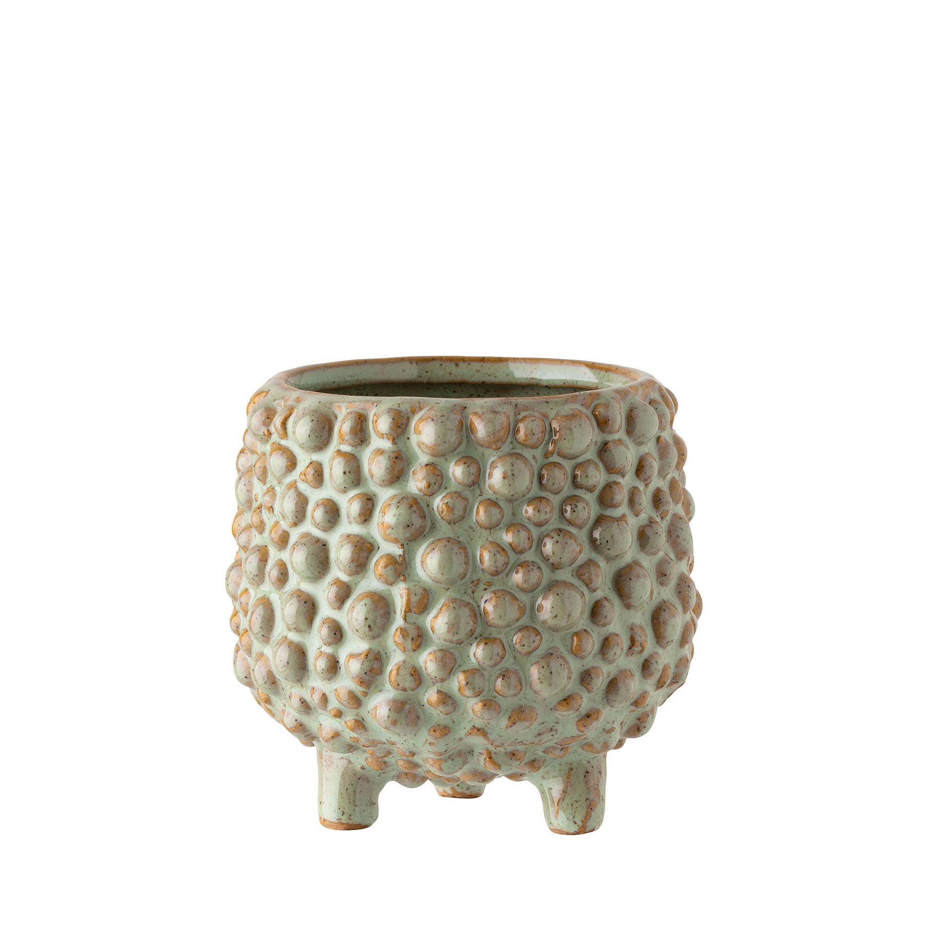 Dots Steingut-Blumentopf