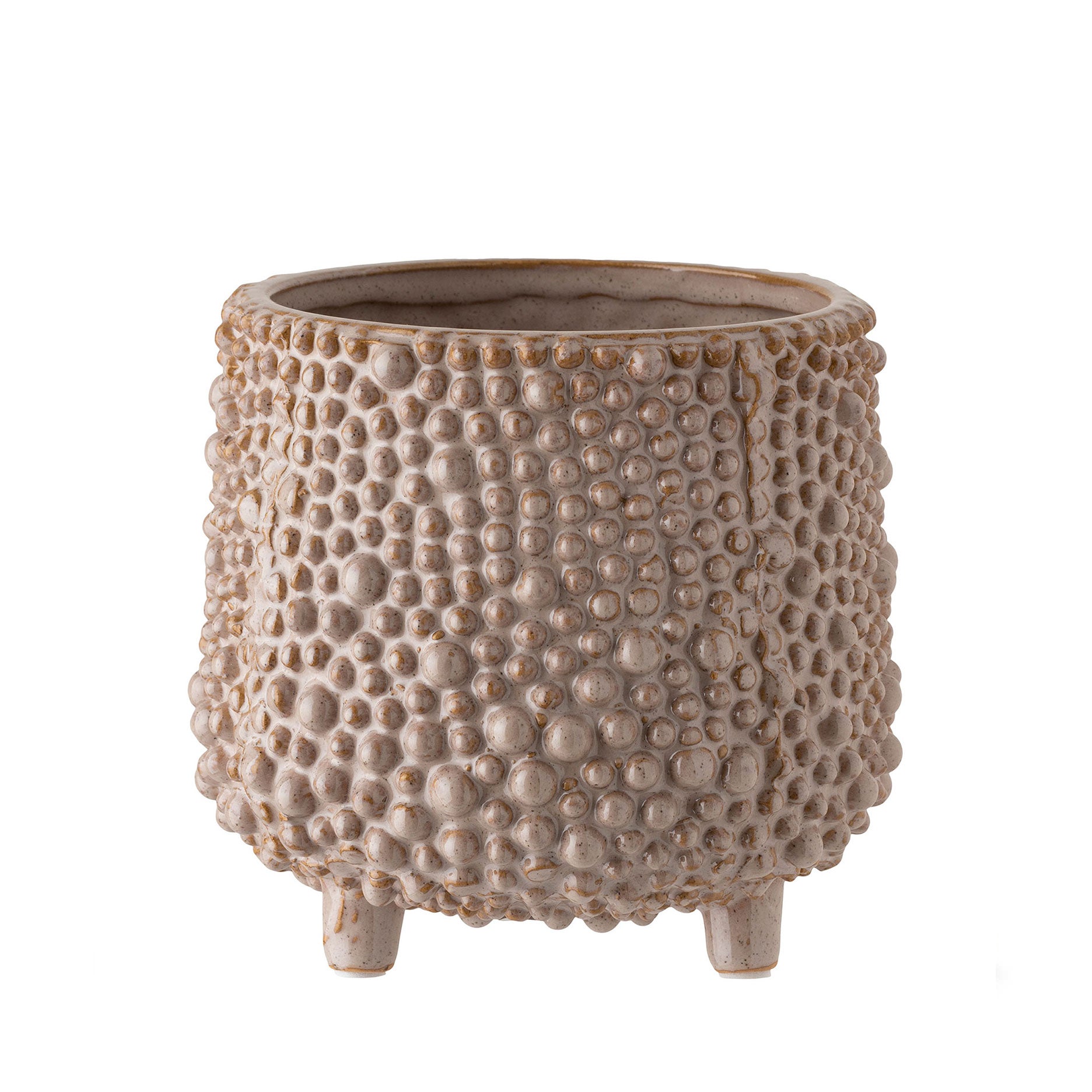 Dots Steingut-Blumentopf