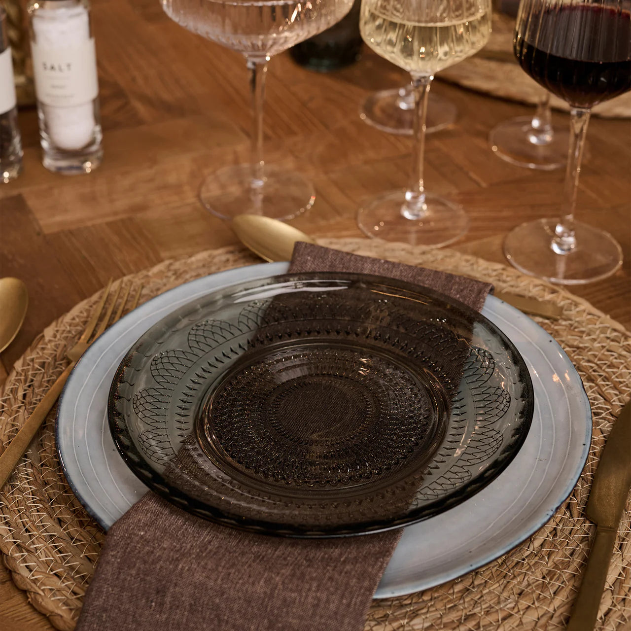 Chik Teller D21,5 cm Transparent