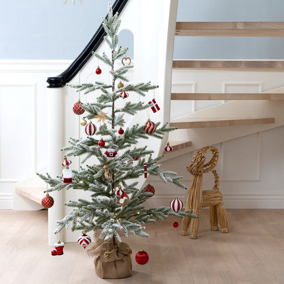 Weihnachts-Kugeln 25 Stk. Rot
