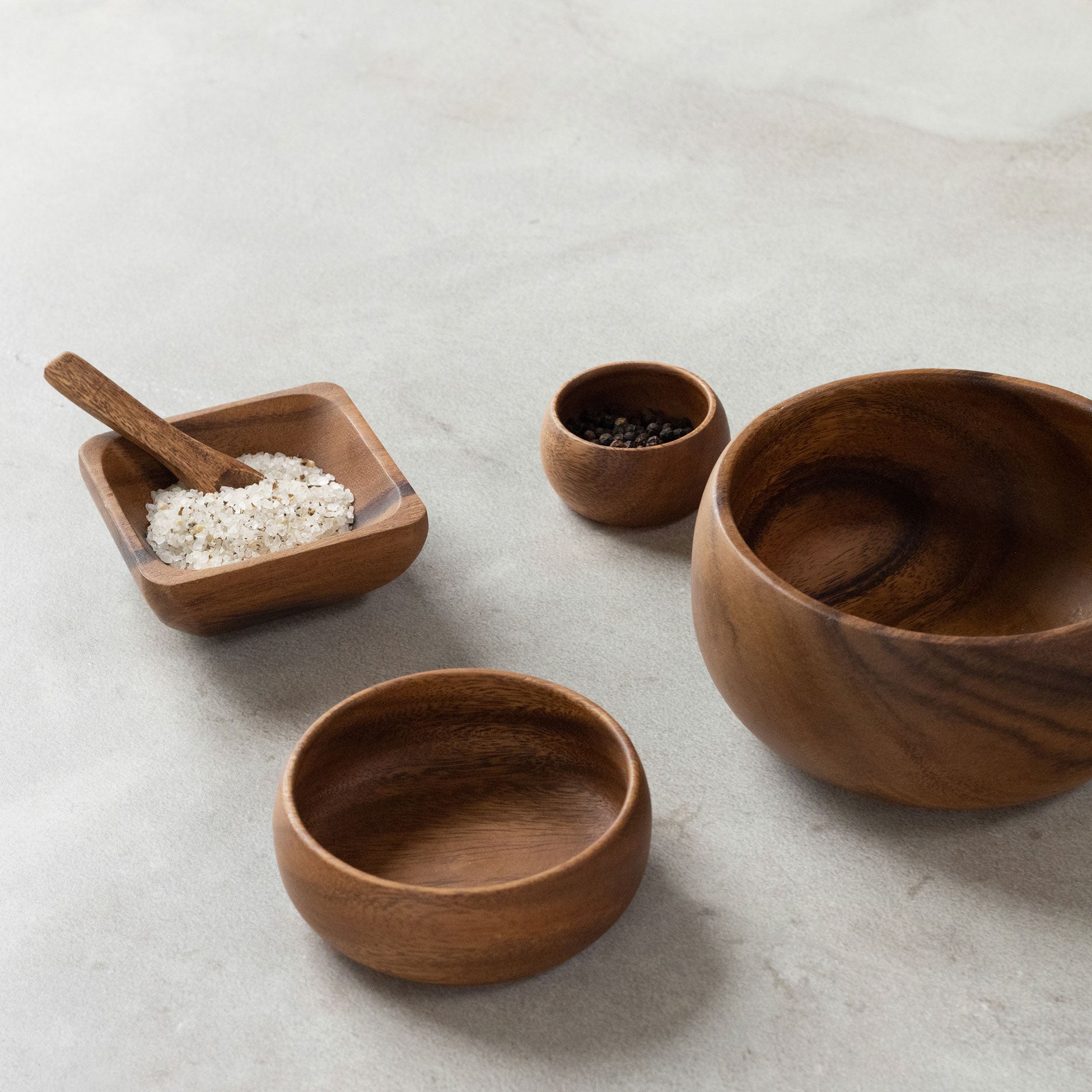 Auri Akazienholz Salzlöffel