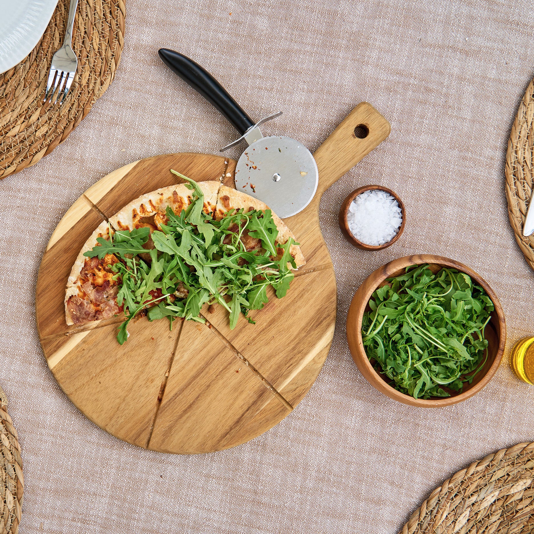 Auri Akazienholz Salzschale