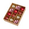Weihnachts-Kugeln 12 stk Rot