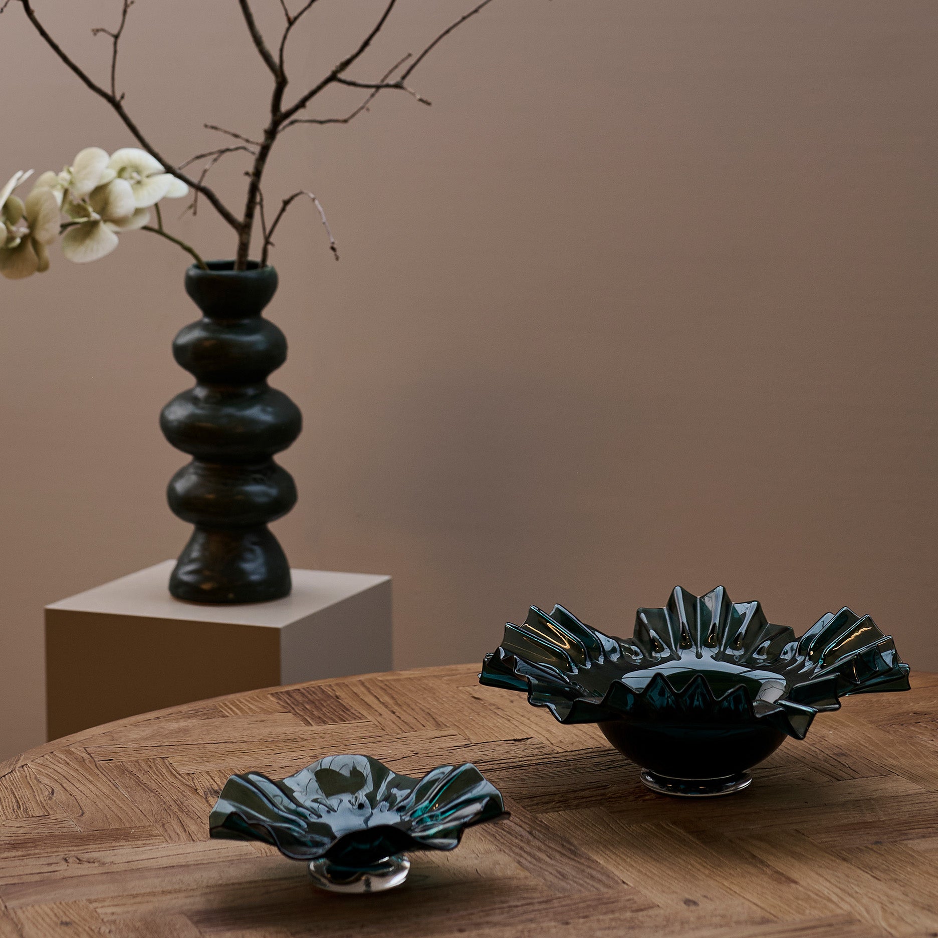 Flower Glasschale II