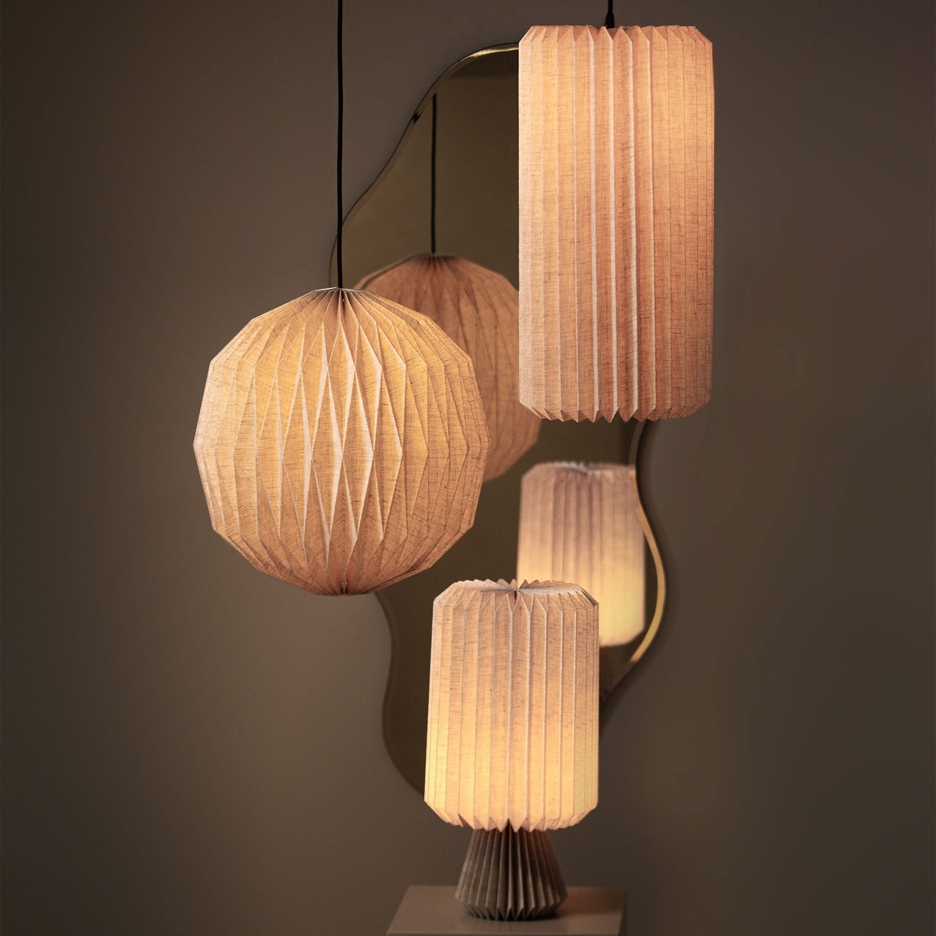 Plica Tischlampe H 41 cm