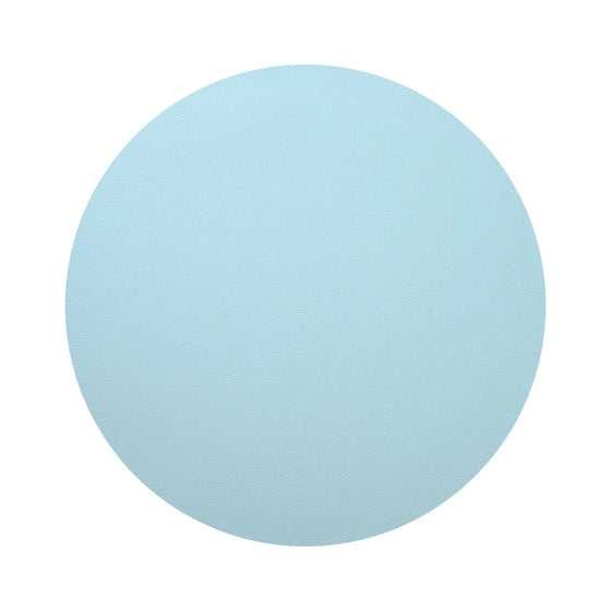 Wendbares Tischset Ø30 cm Hellblau/Latte