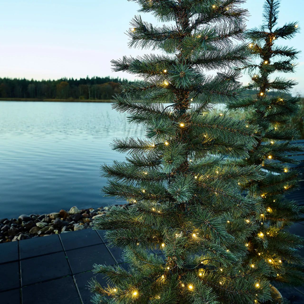 Merry Tannenbaum mit LED-Licht