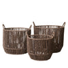 Raffia Korb Braun