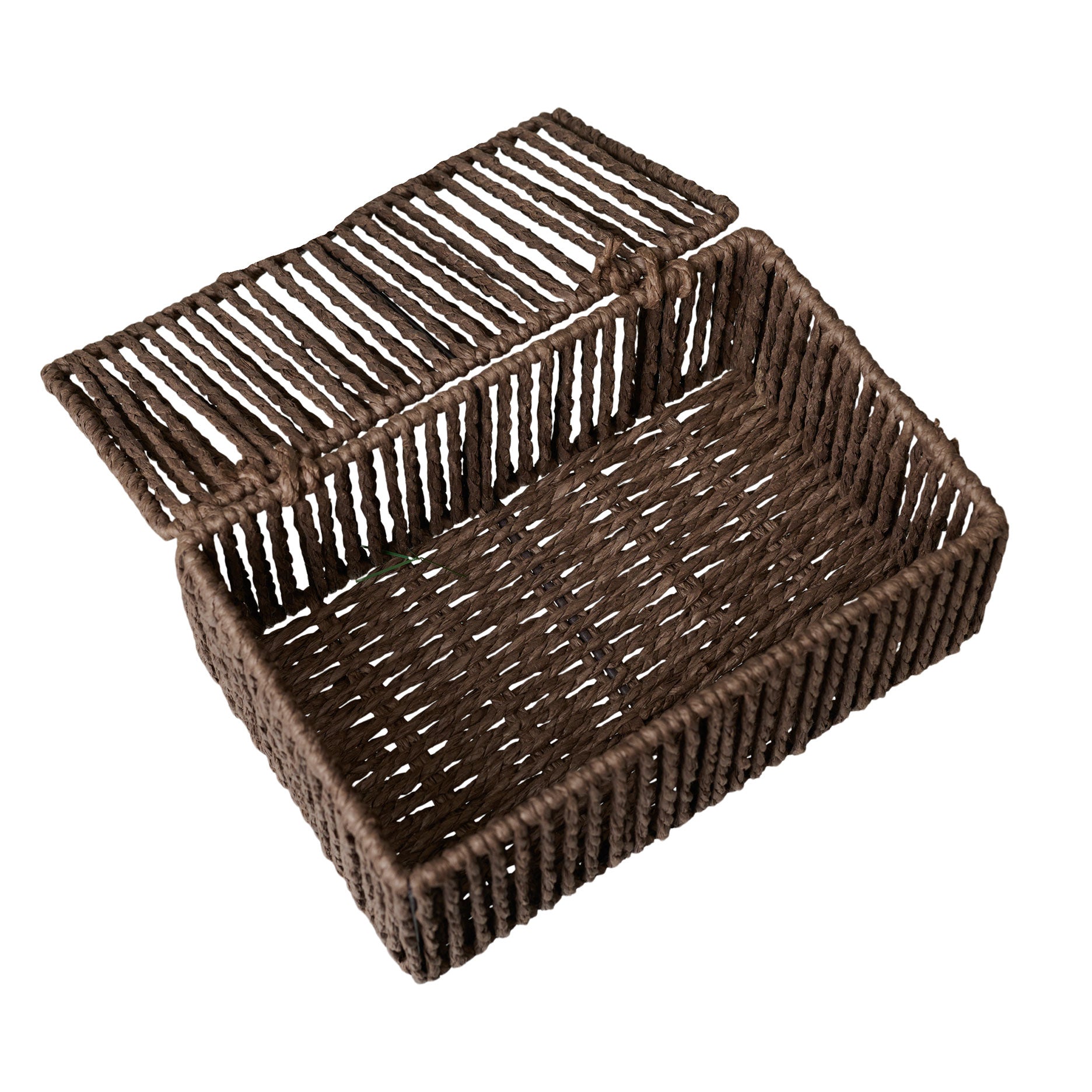 Raffia Korb mit Deckel