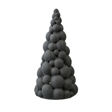 Porzellan Tannenbaum Dunkelgrau