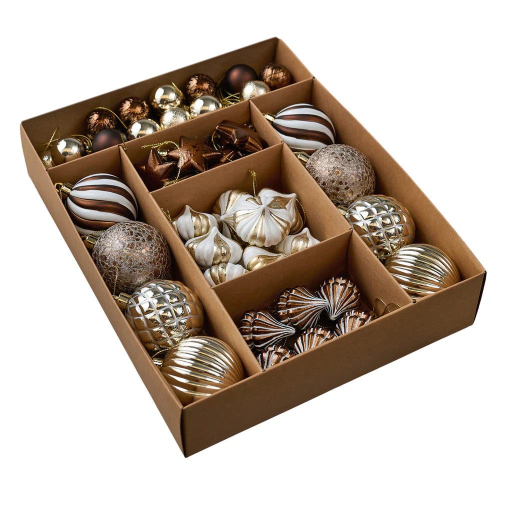 Weihnachtskugeln, 55 Stück