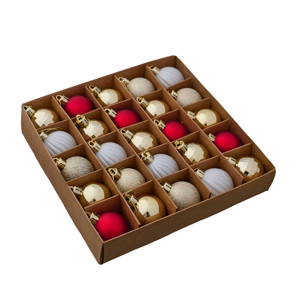 Weihnachtskugeln 25 Stück