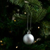 Weihnachtskugeln 25 Stk. Silber