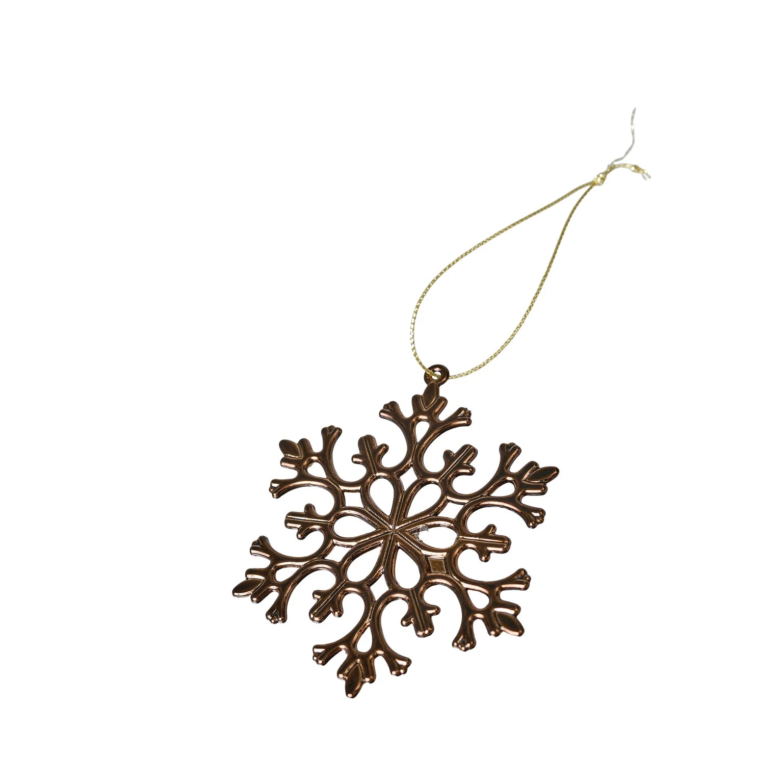 10 Stk. Schneeflocken Anhänger