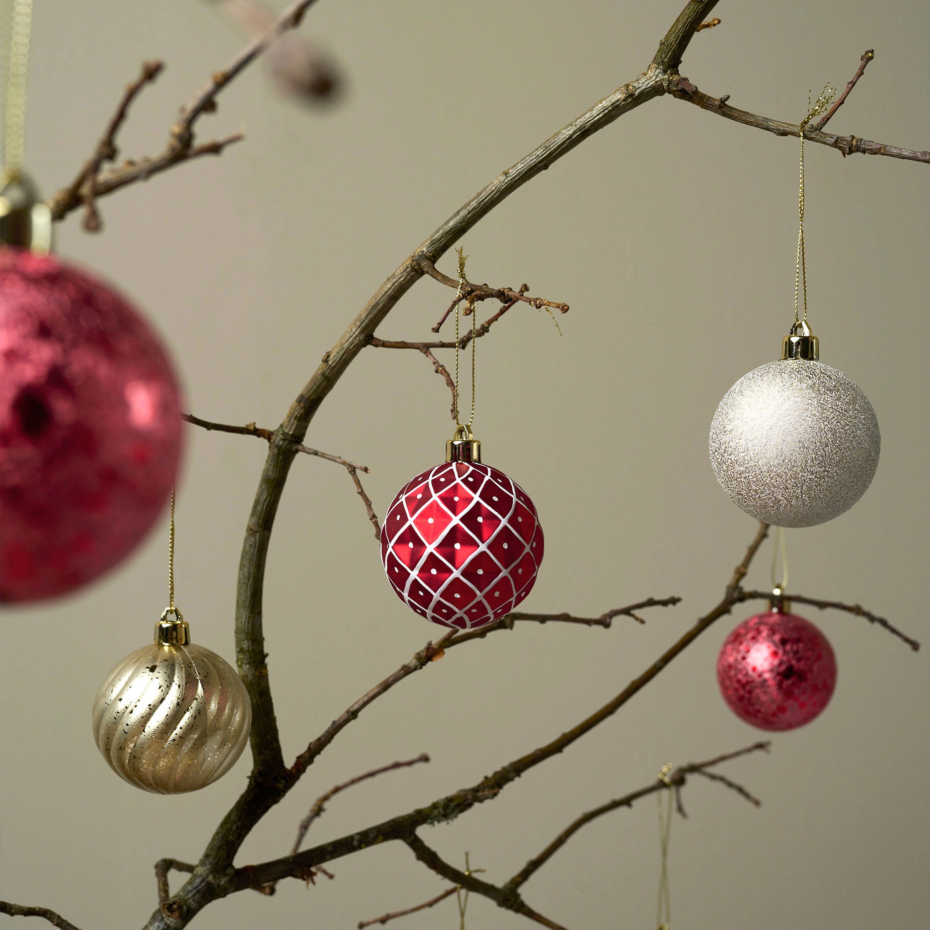 Weihnachtskugeln D6cm 12 Stk.