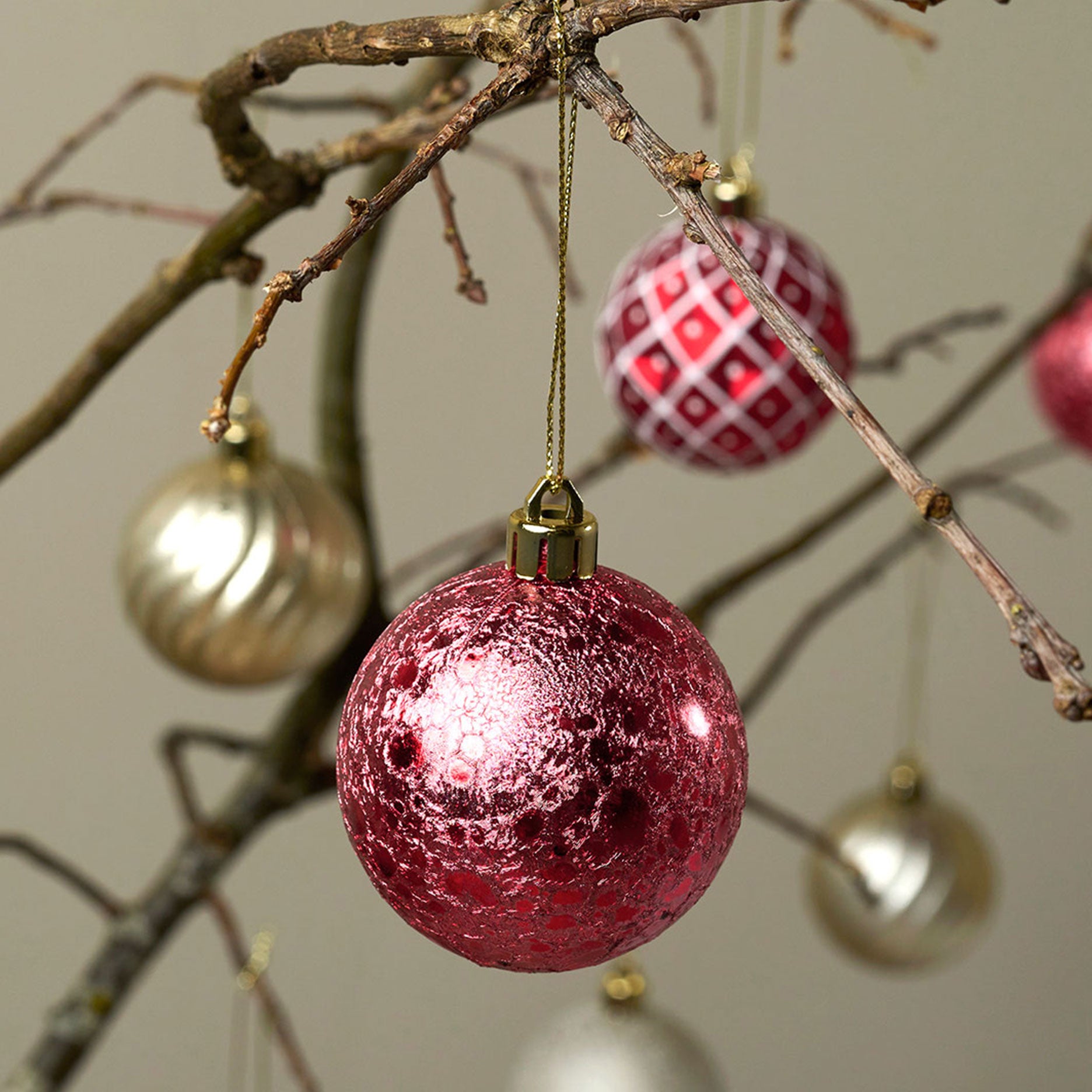 Weihnachtskugeln D6cm 12 Stk.