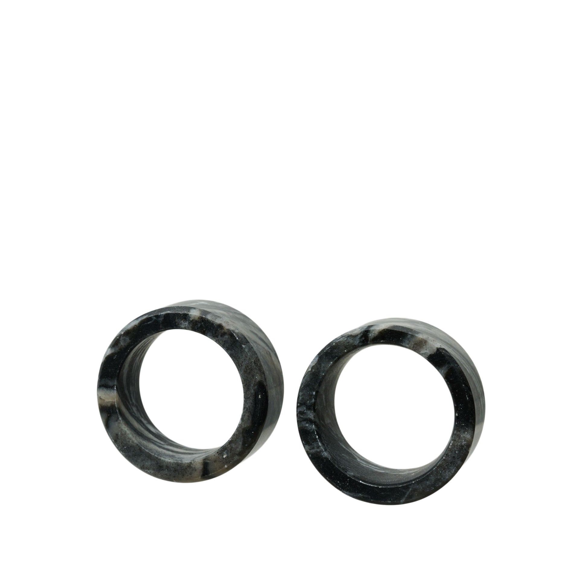 Marble II Serviettenring 2 Stk. Braun