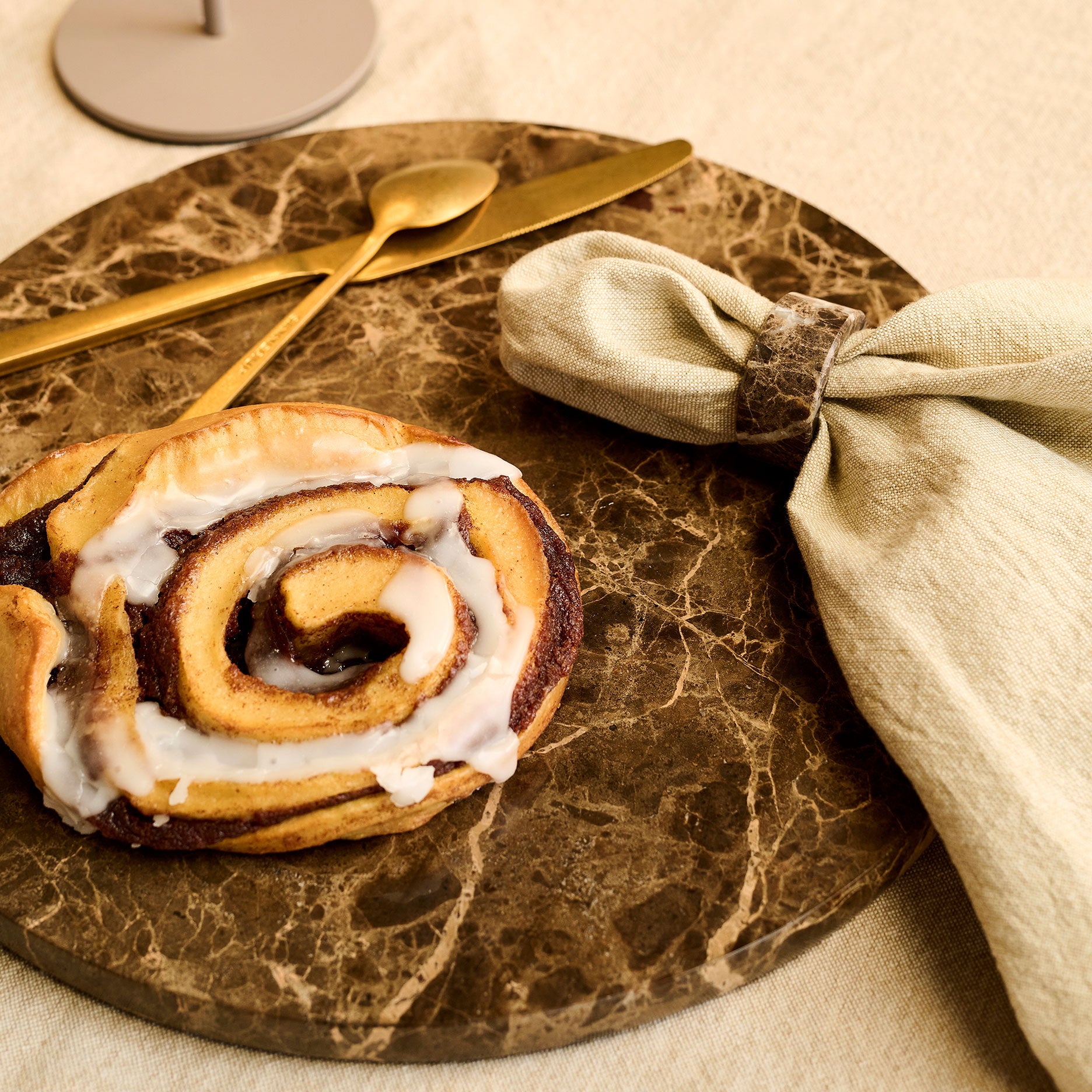 Marble II runde Marmorplatte