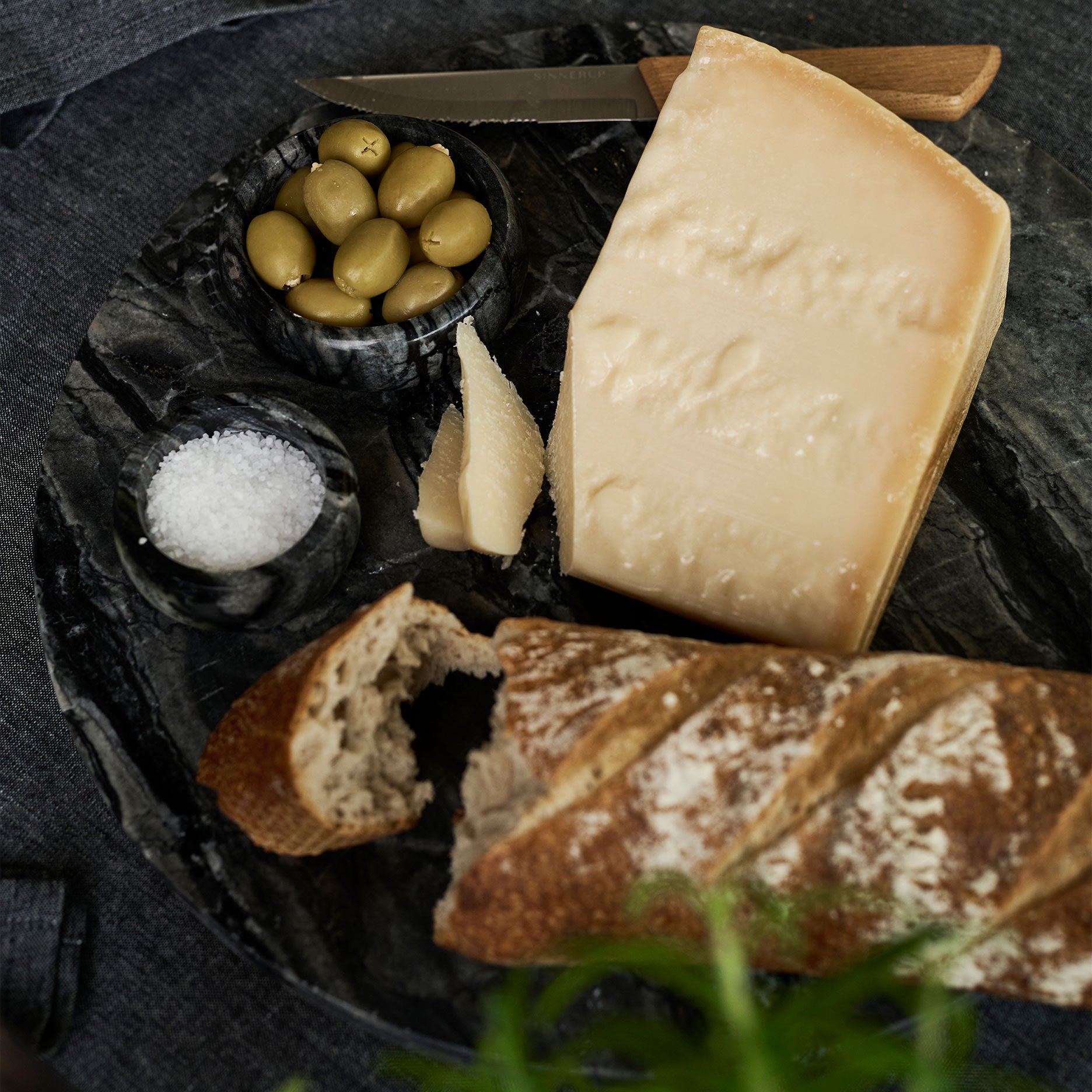 Marble II runde Marmorplatte