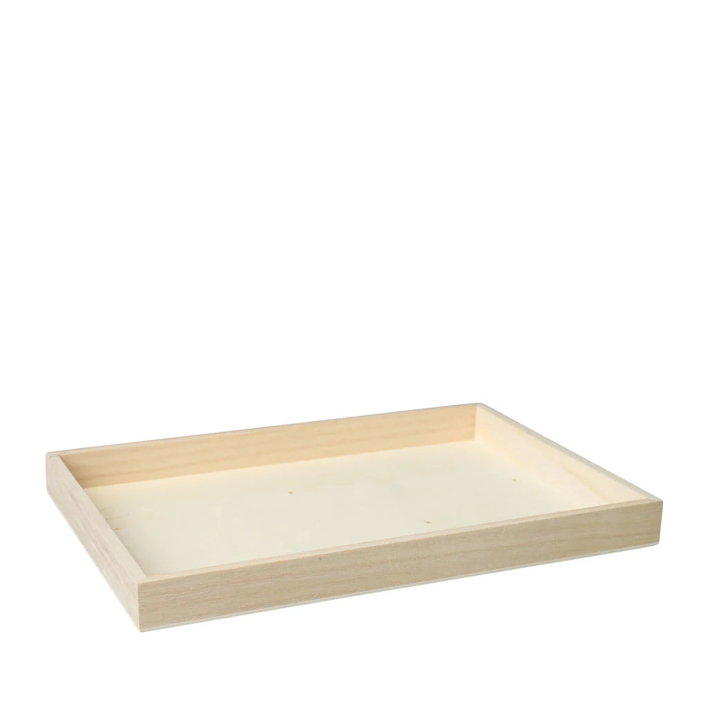 Dekotablett aus Holz