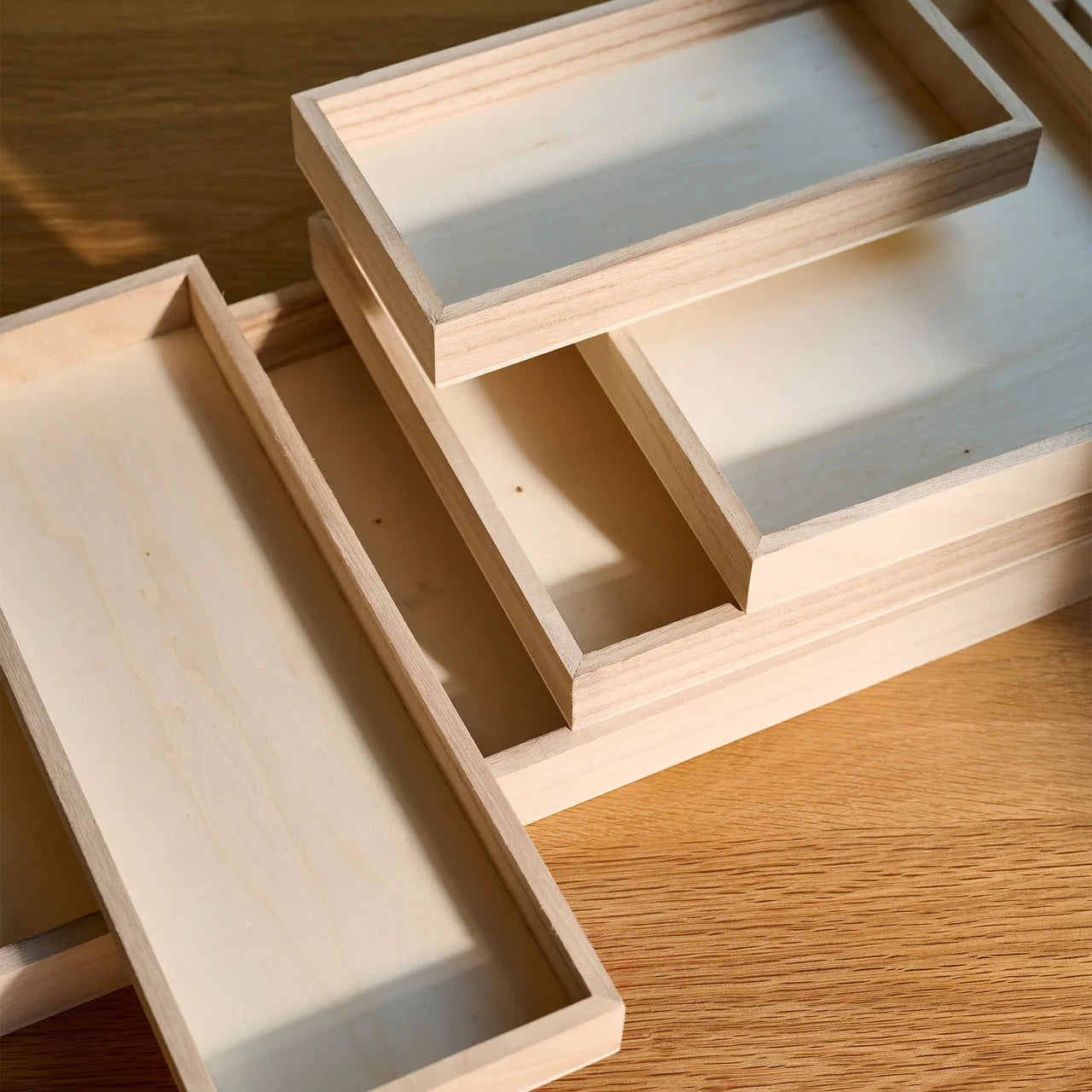 Dekotablett aus Holz