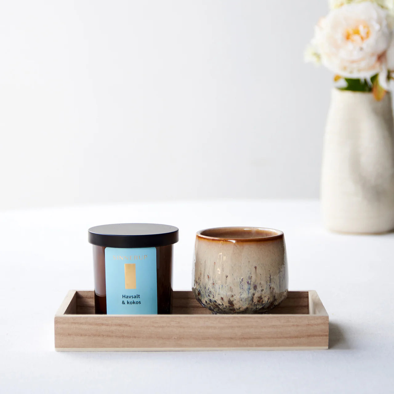 Dekotablett aus Holz