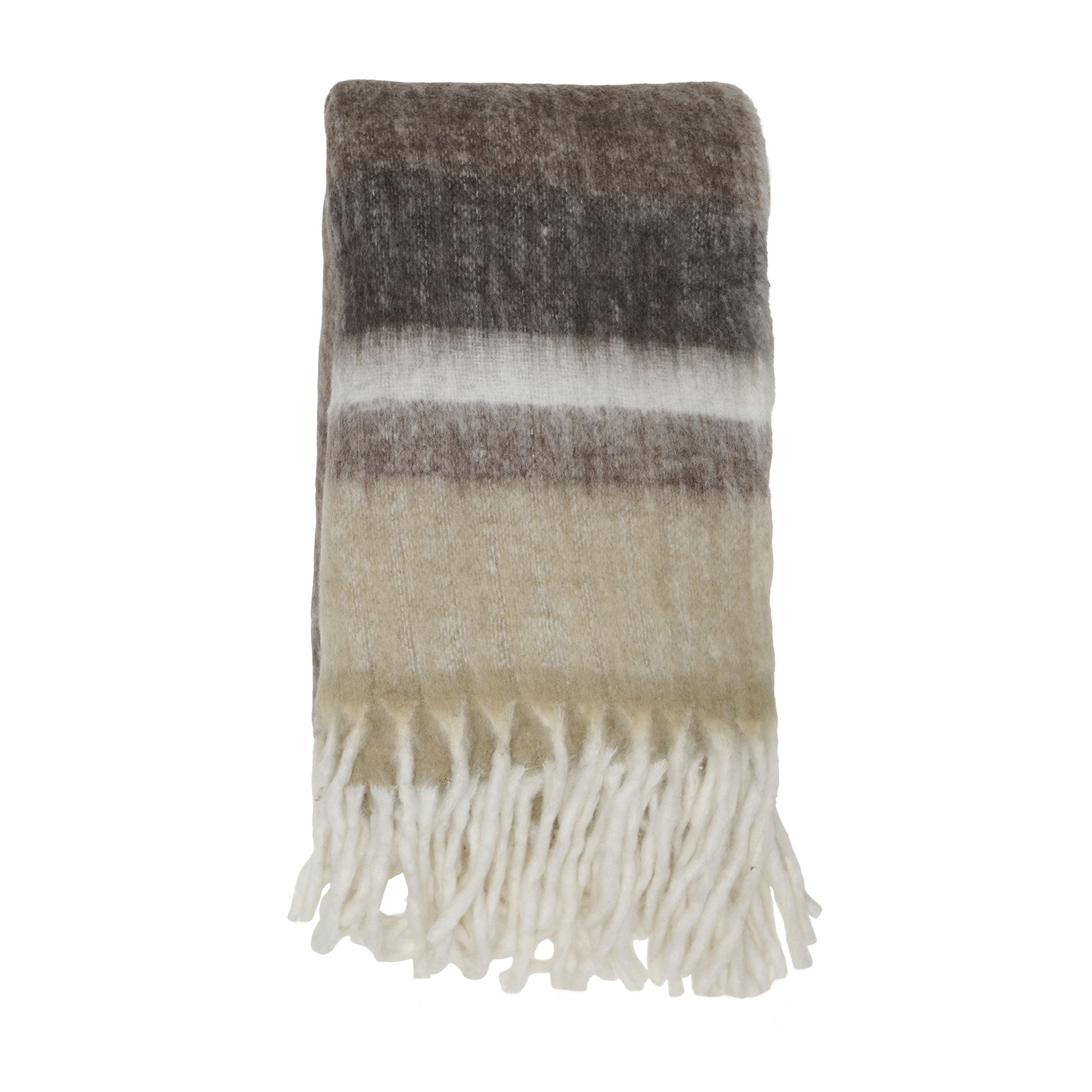 Stockholm Wolldecke Hellbraun 130x200 cm