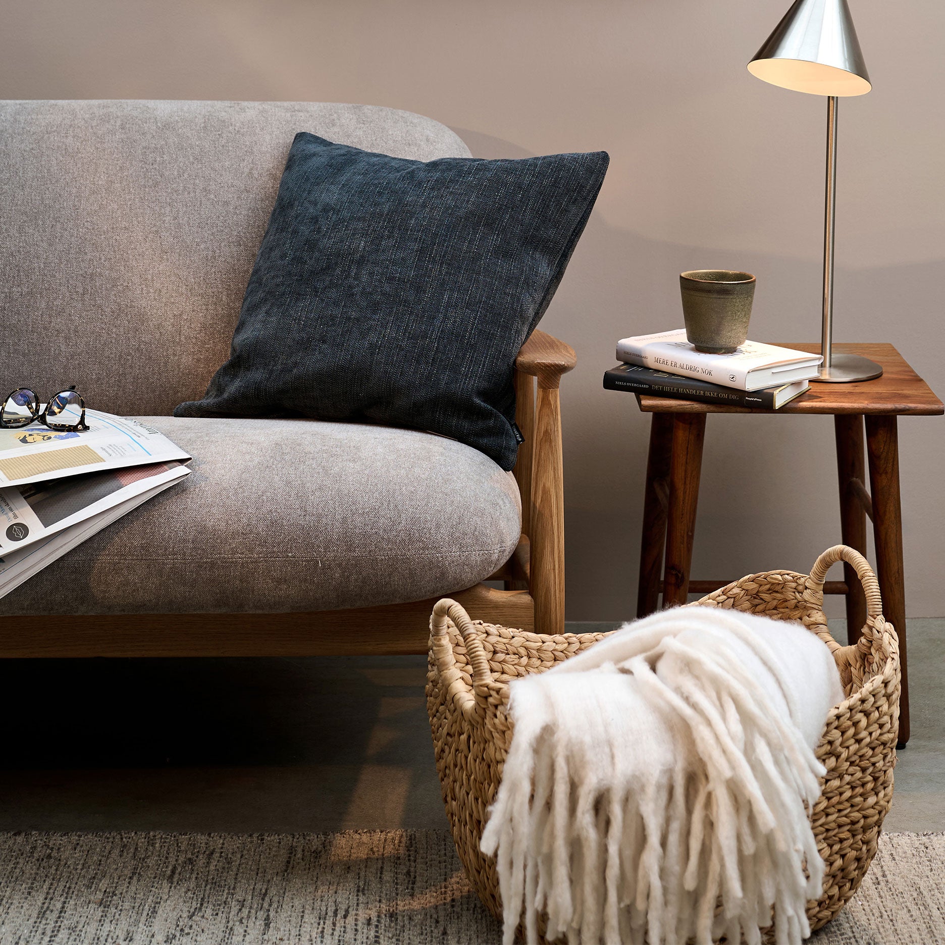 Malmø Wolldecke Braun 130x200 cm