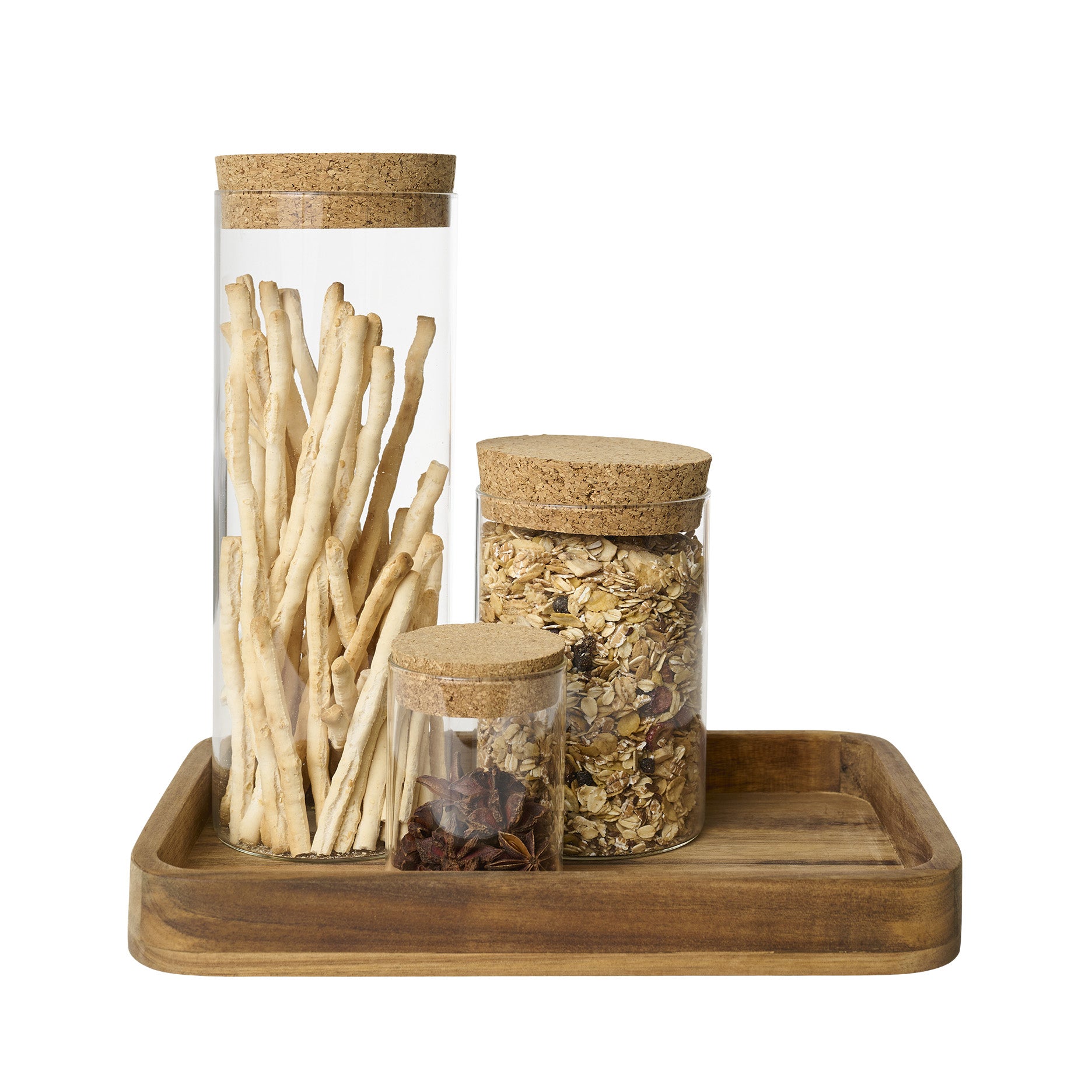 Auri Akazientablett ohne Griffe