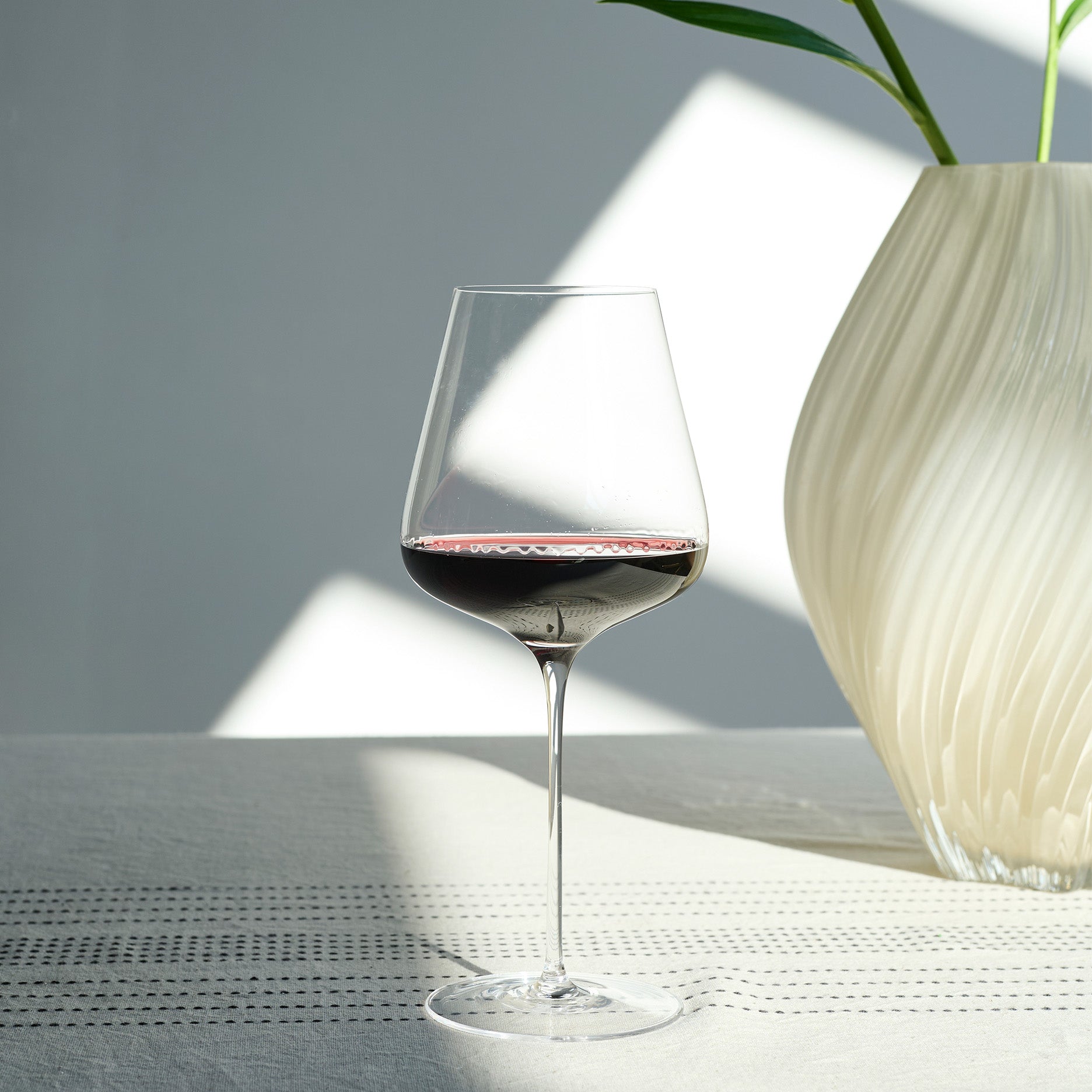 Provence Rotweinglas aus Kristall 2 Stück