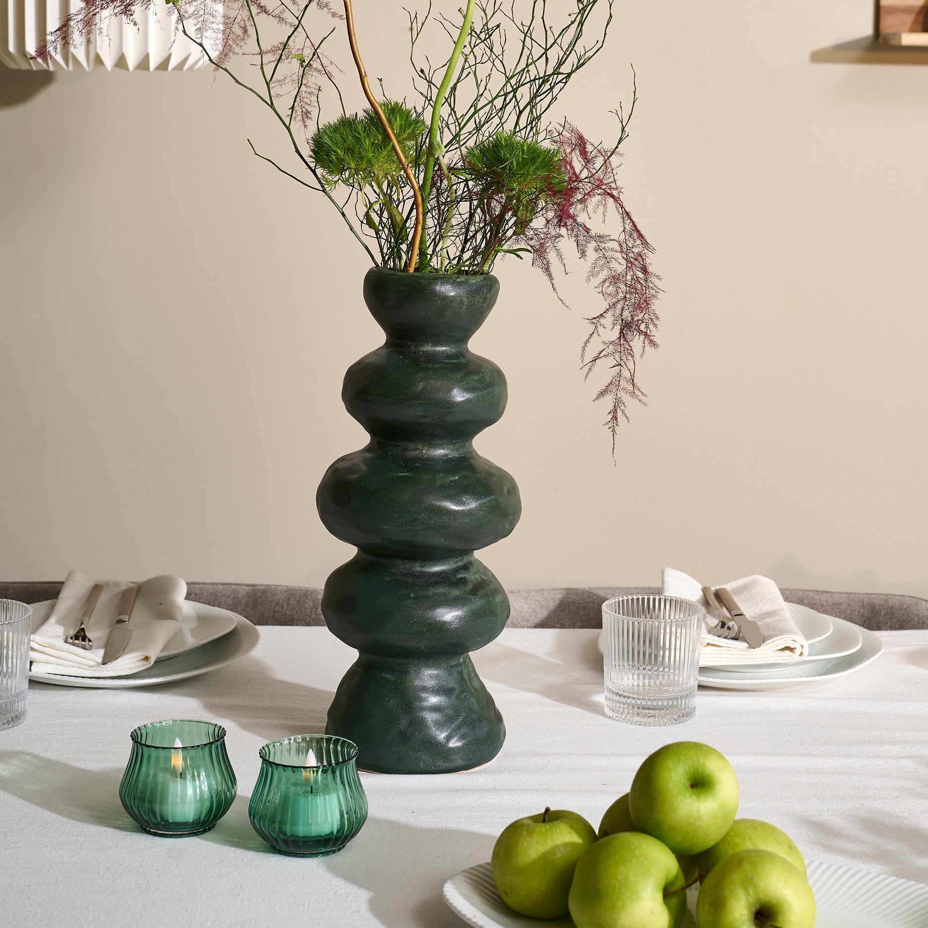 Jade Kerzenhalter