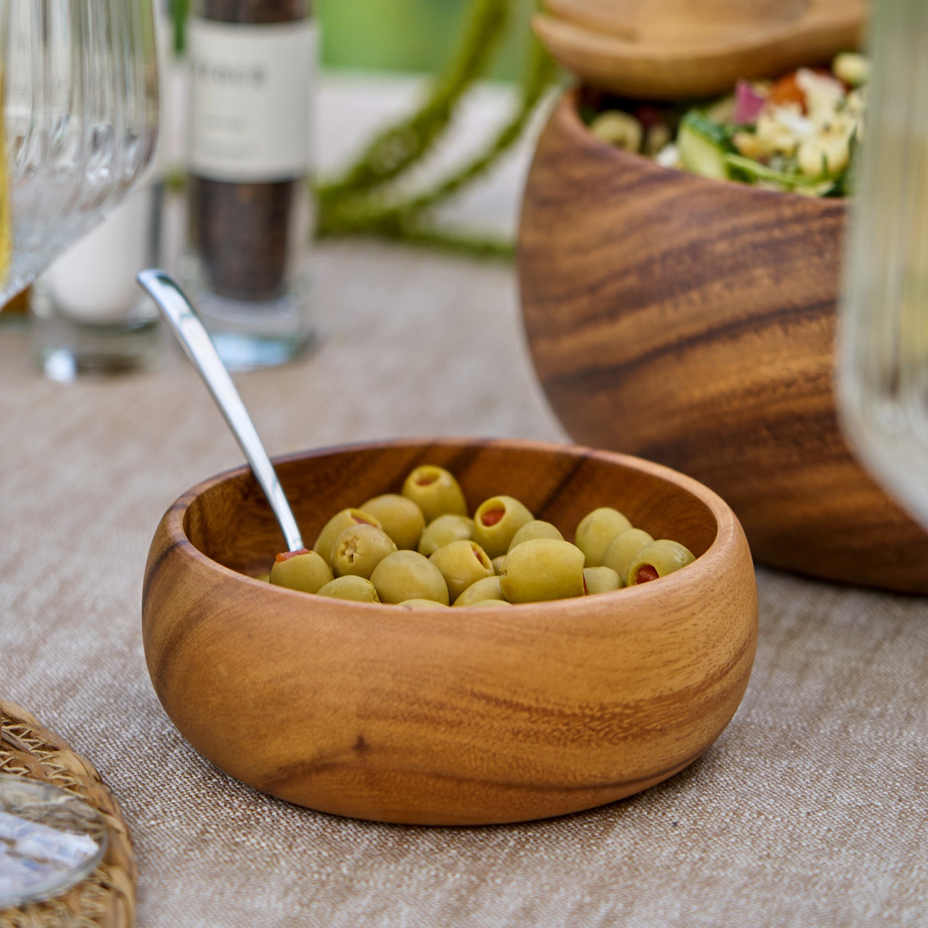 Auri Akazienholzschale D15xH5