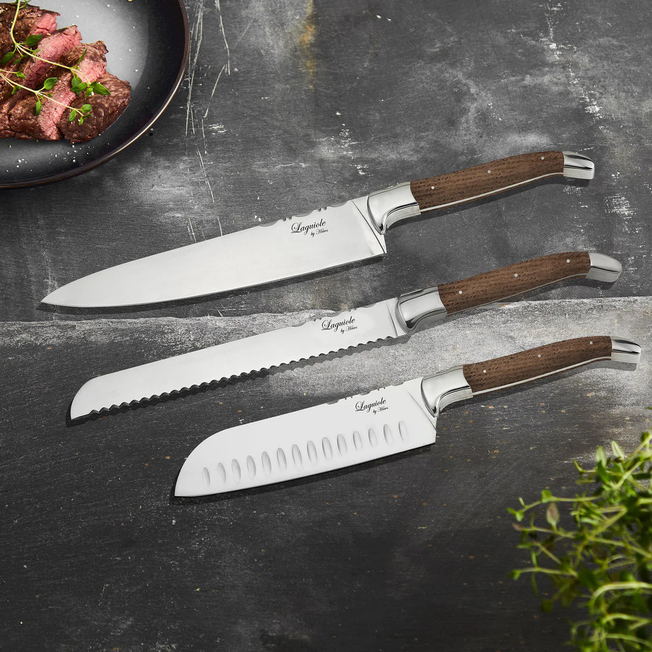 Messerset mit 3 Teilen