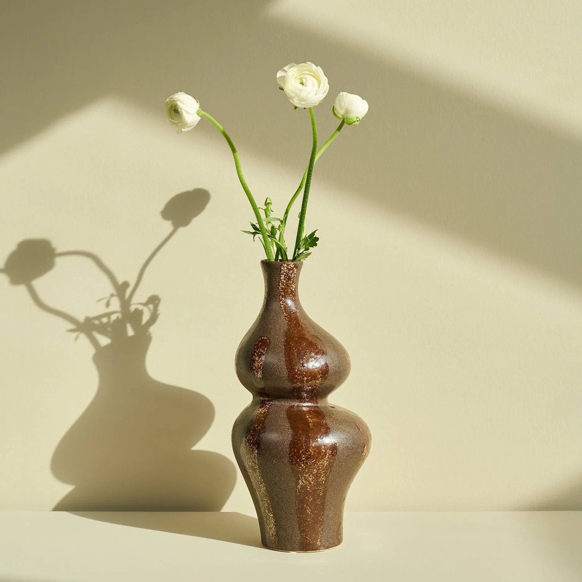 Arti II hohe Vase Braun