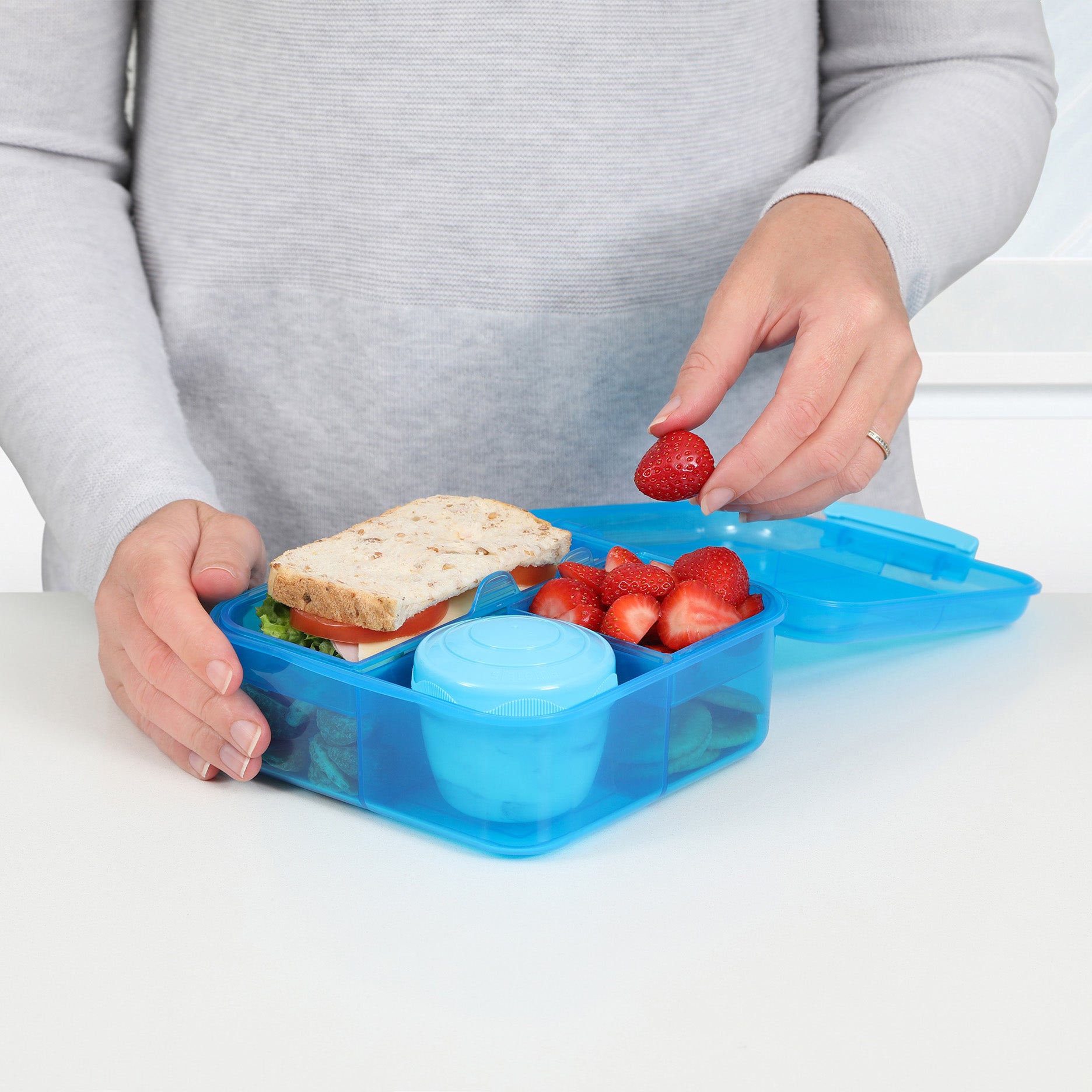 Bento Brotdose 1,25 L Blau