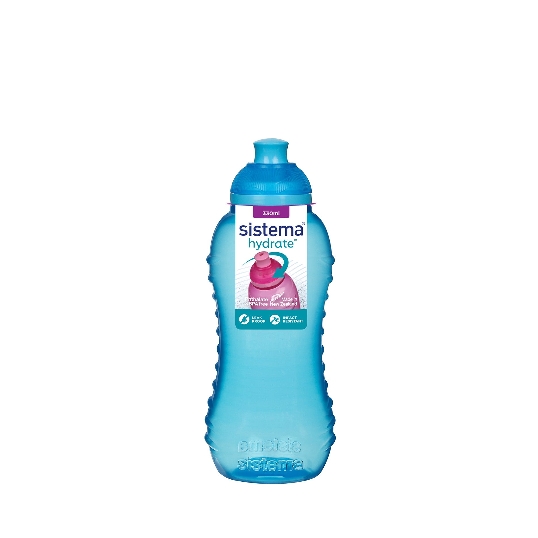 Twist ’n’ Sip Trinkflasche 330 ml Blau